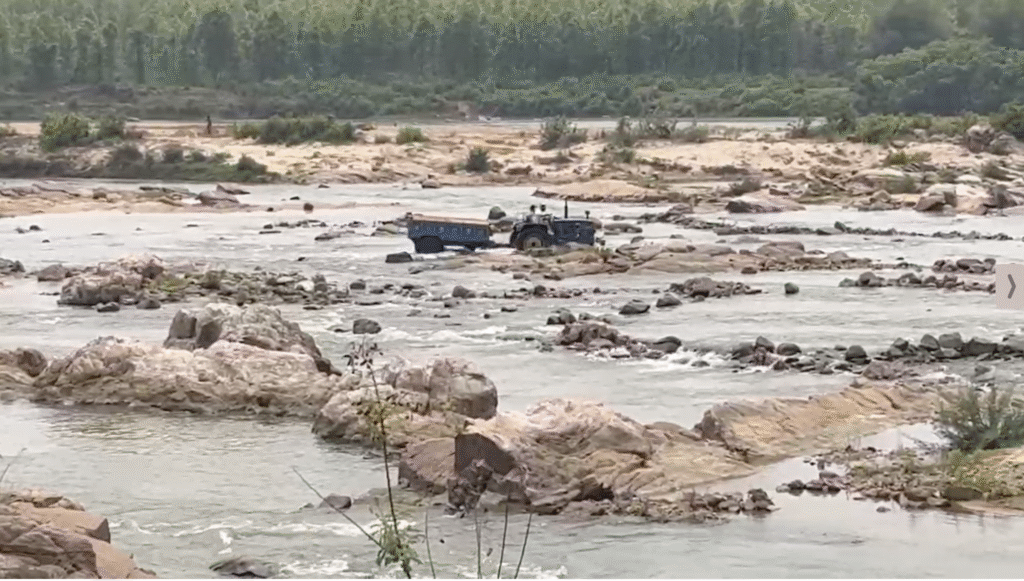 barakar river sand mafia